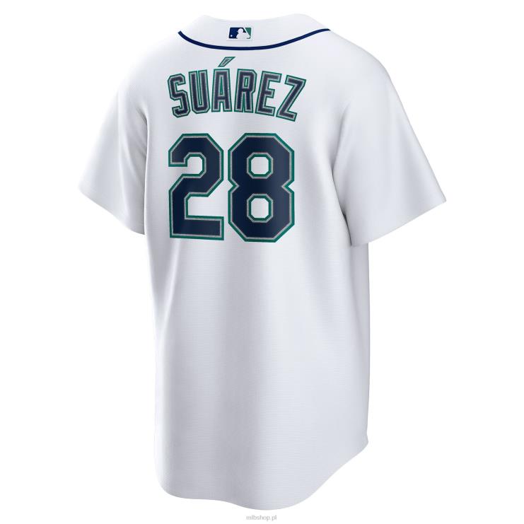 biała domowa replika koszulki gracza Seattle Mariners Eugenio Suarez Nike mężczyźni 0J02V1624 MLB Jerseys