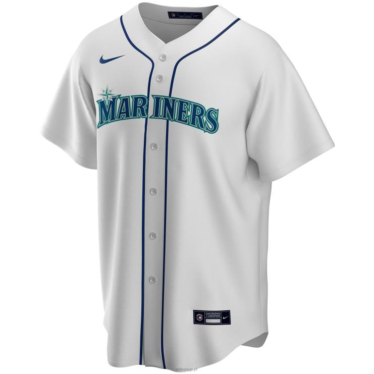biała koszulka domowa Seattle Mariners nike na zamówienie mężczyźni 0J02V85 MLB Jerseys