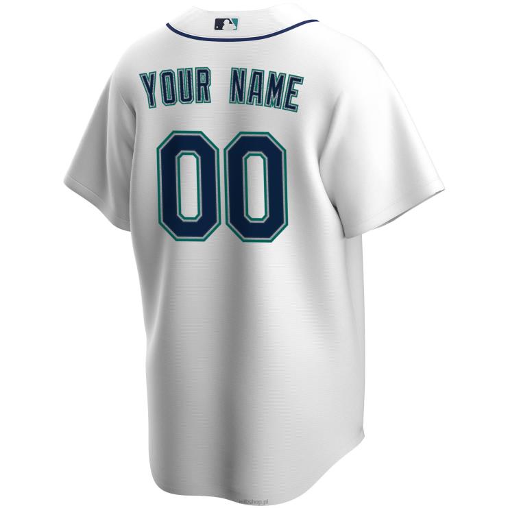 biała koszulka domowa Seattle Mariners nike na zamówienie mężczyźni 0J02V85 MLB Jerseys