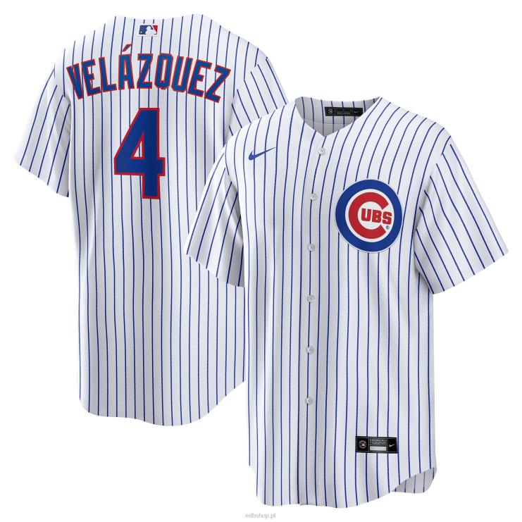 biała domowa replika koszulki nike chicago cubs nelson velazquez nike mężczyźni 0J02V1587 MLB Jerseys