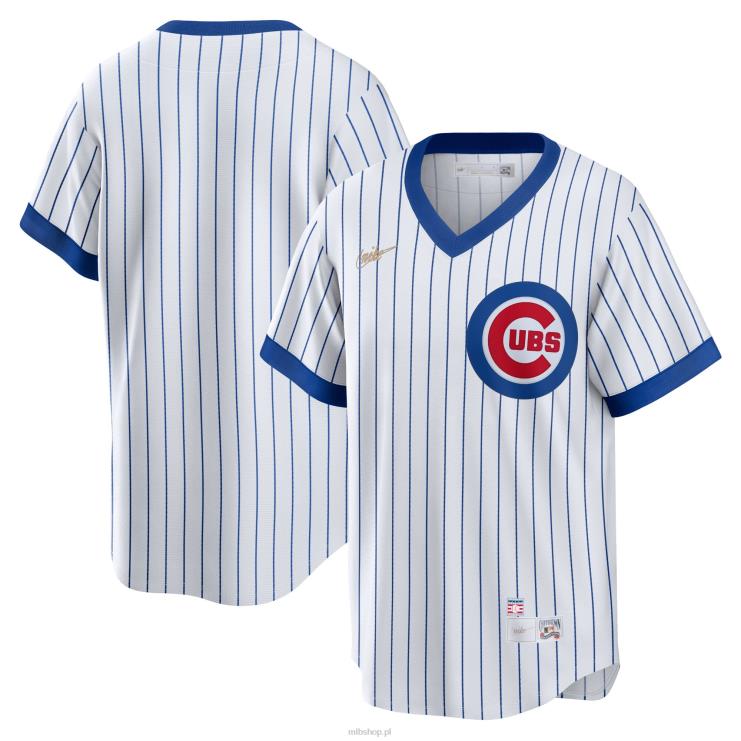 biała koszulka drużyny chicago cubs nike z kolekcji cooperstown mężczyźni 0J02V580 MLB Jerseys