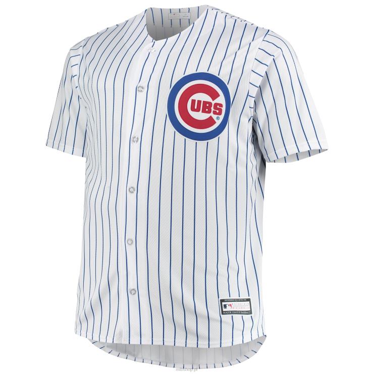 chicago cubs biało/królewska replika dużej i wysokiej domowej koszulki drużyny mężczyźni 0J02V895 MLB Jerseys