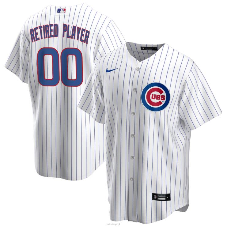 chicago cubs nike biała replika koszulki domowej pick-a-player na emeryturze mężczyźni 0J02V1006 MLB Jerseys