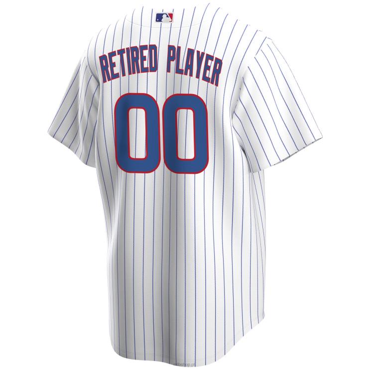 chicago cubs nike biała replika koszulki domowej pick-a-player na emeryturze mężczyźni 0J02V1006 MLB Jerseys