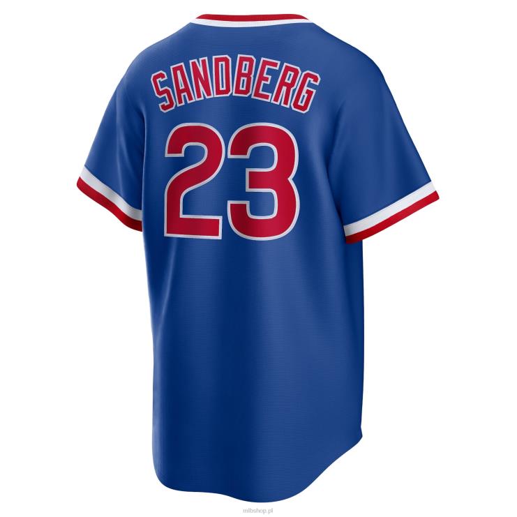 chicago cubs ryne sandberg koszulka gracza nike royal road cooperstown z kolekcji mężczyźni 0J02V361 MLB Jerseys
