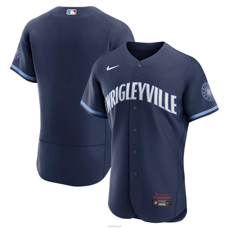 koszulka chicago cubs nike navy city connect w autentycznym stylu mężczyźni 0J02V1255 MLB Jerseys