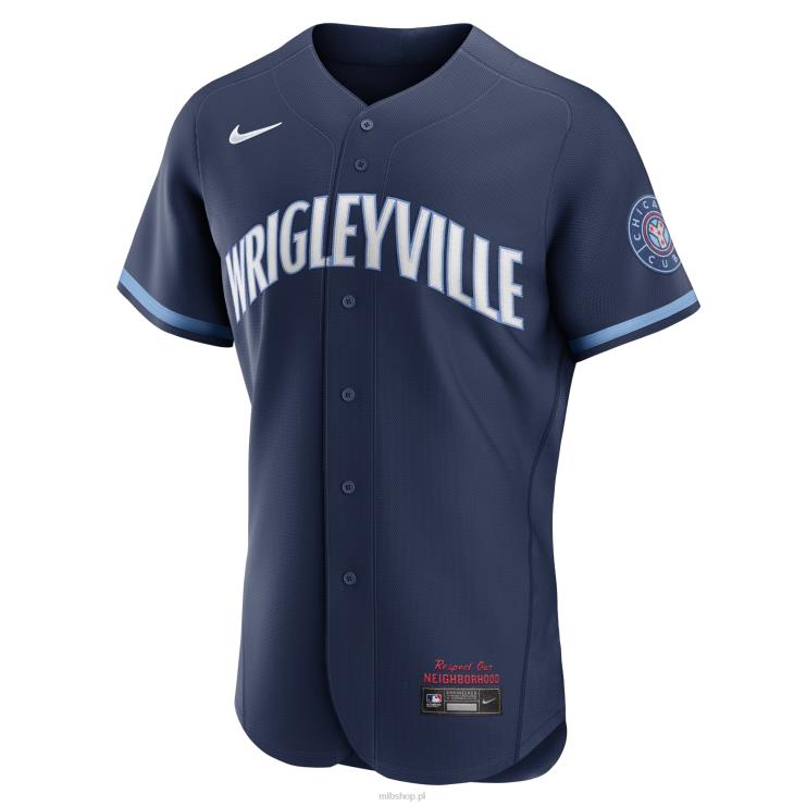 koszulka chicago cubs nike navy city connect w autentycznym stylu mężczyźni 0J02V1255 MLB Jerseys
