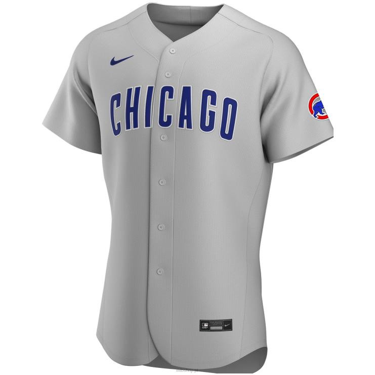 szara autentyczna koszulka drużyny chicago cubs nike road mężczyźni 0J02V1122 MLB Jerseys