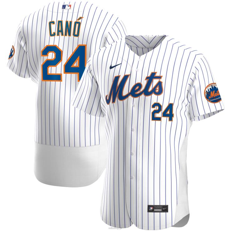 Biała autentyczna domowa koszulka gracza New York Mets Robinson Cano Nike mężczyźni 0J02V1555 MLB Jerseys