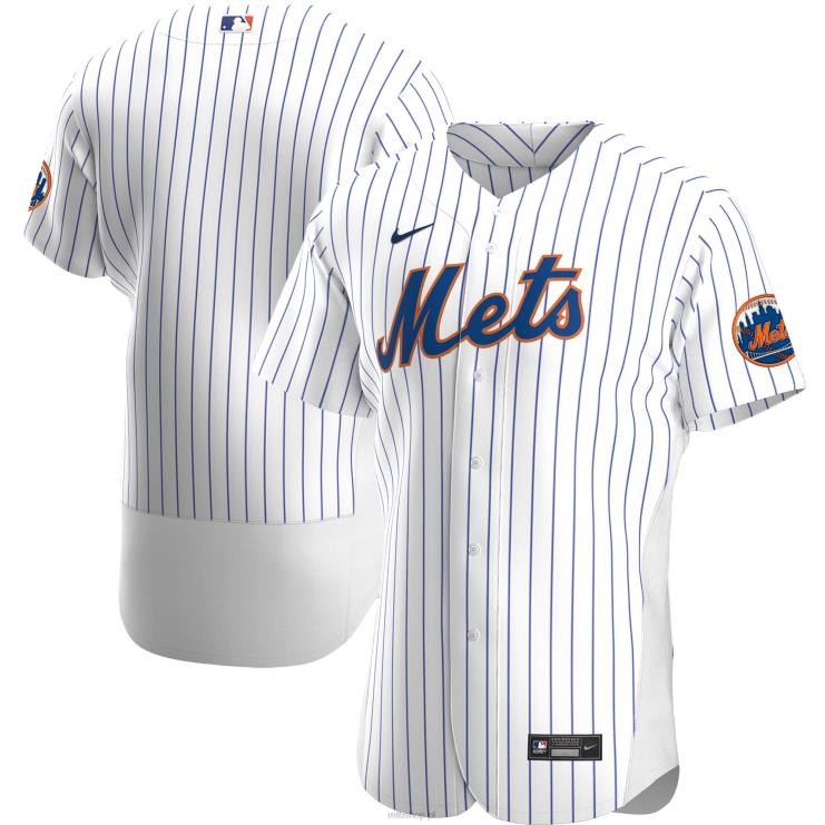 Biała autentyczna koszulka domowa New York Mets Nike mężczyźni 0J02V837 MLB Jerseys