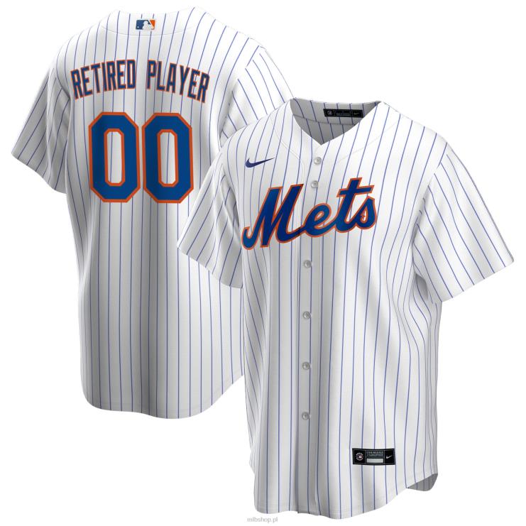 New York Mets Nike Biała replika koszulki domowej pick-a-player na emeryturze mężczyźni 0J02V1000 MLB Jerseys
