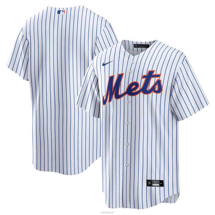 biała replika domowej koszulki drużyny Nike New York Mets mężczyźni 0J02V745 MLB Jerseys