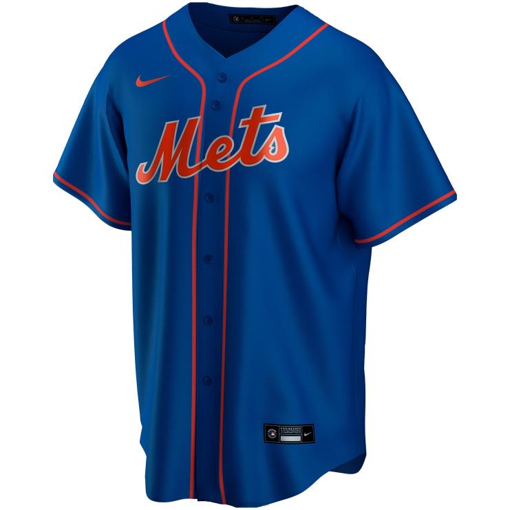 koszulka New York Mets Nike Royal Alternative Replika Custom mężczyźni 0J02V151 MLB Jerseys