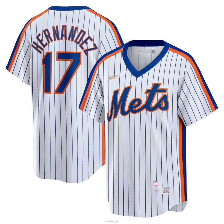 koszulka New York Mets keith hernandez nike biała domowa kolekcja cooperstown mężczyźni 0J02V416 MLB Jerseys