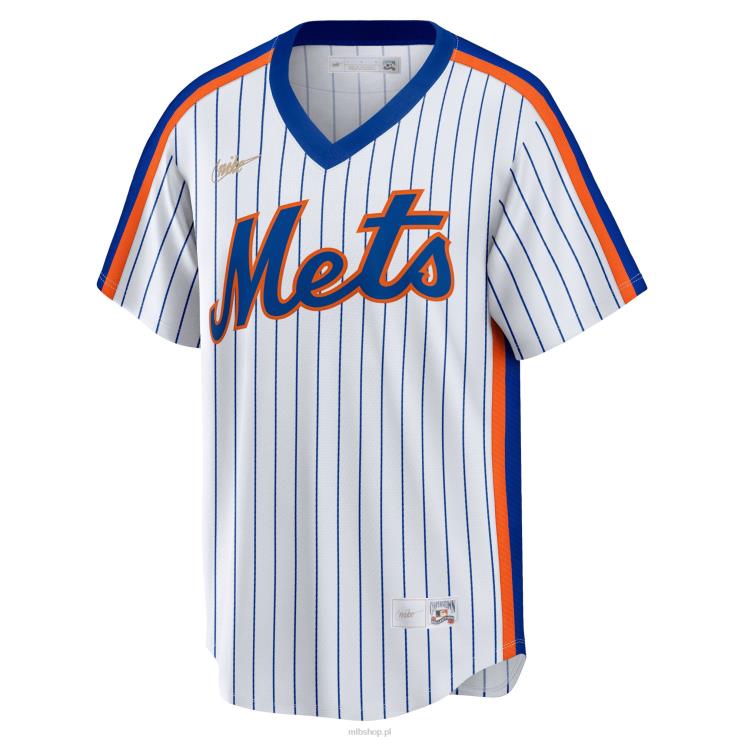 nowa koszulka york mets mike piazza nike biała domowa kolekcja cooperstown mężczyźni 0J02V598 MLB Jerseys