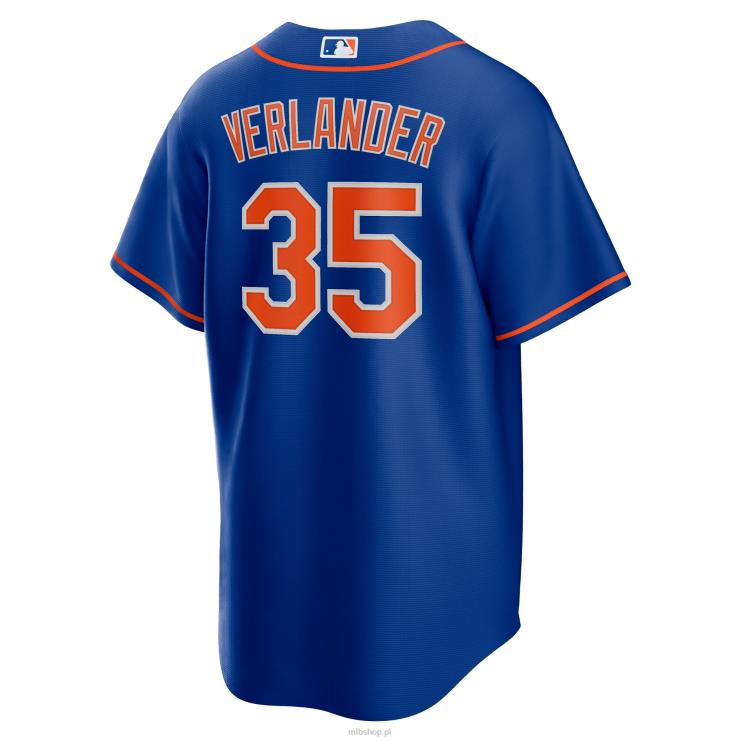 replika koszulki New York Mets Justin Verlander Nike Royal Alternative Player mężczyźni 0J02V486 MLB Jerseys