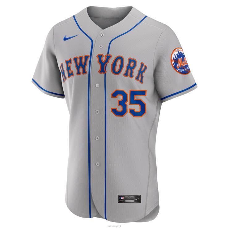 szara autentyczna koszulka gracza justin verlander new york mets nike mężczyźni 0J02V764 MLB Jerseys