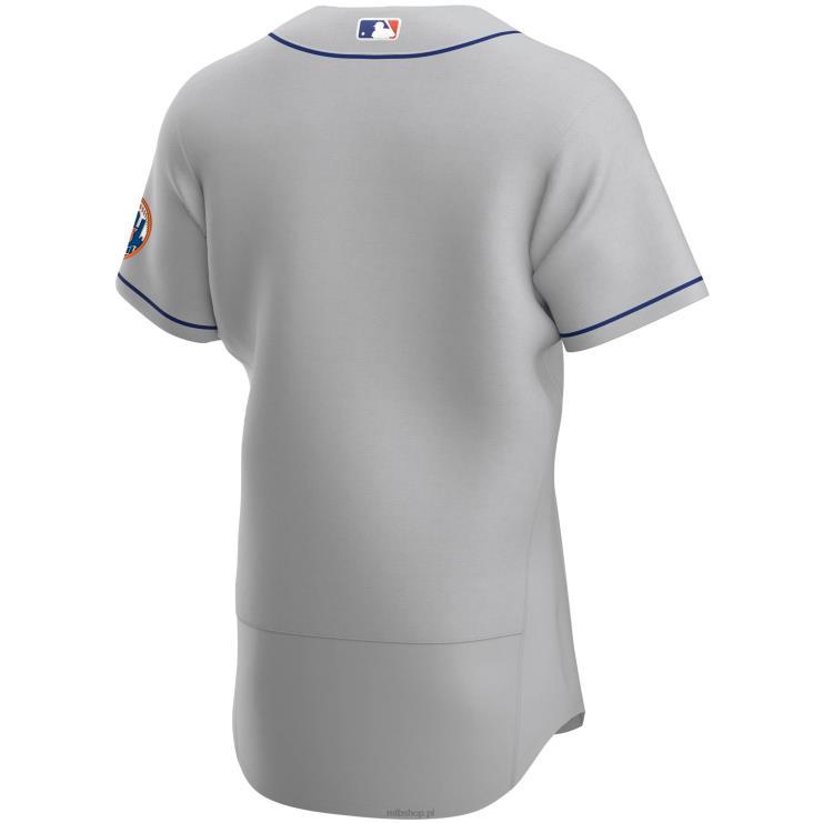 szara autentyczna koszulka zespołu New York Mets Nike Road mężczyźni 0J02V594 MLB Jerseys