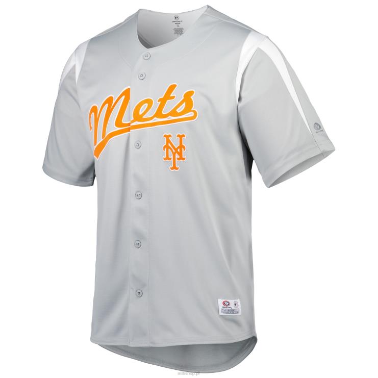 szara koszulka pościgowa New York Mets mężczyźni 0J02V956 MLB Jerseys
