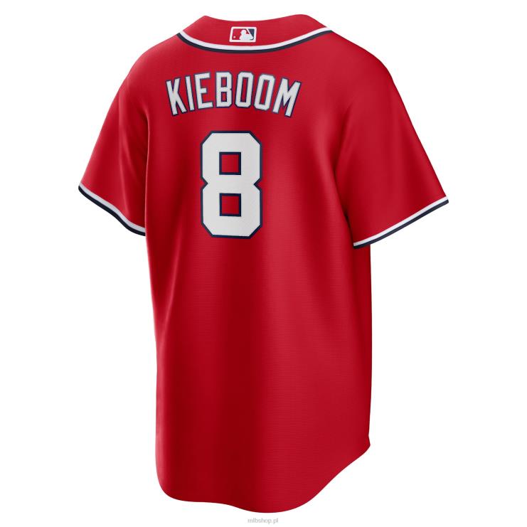 Washington Nationals Carter Kieboom Nike Czerwona alternatywna replika koszulki z nazwiskiem gracza mężczyźni 0J02V1221 MLB Jerseys