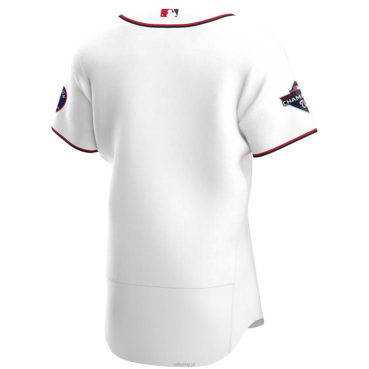 Washington Nationals nike biała autentyczna domowa koszulka mistrzów świata 2019 z serii World Series mężczyźni 0J02V1562 MLB Jerseys