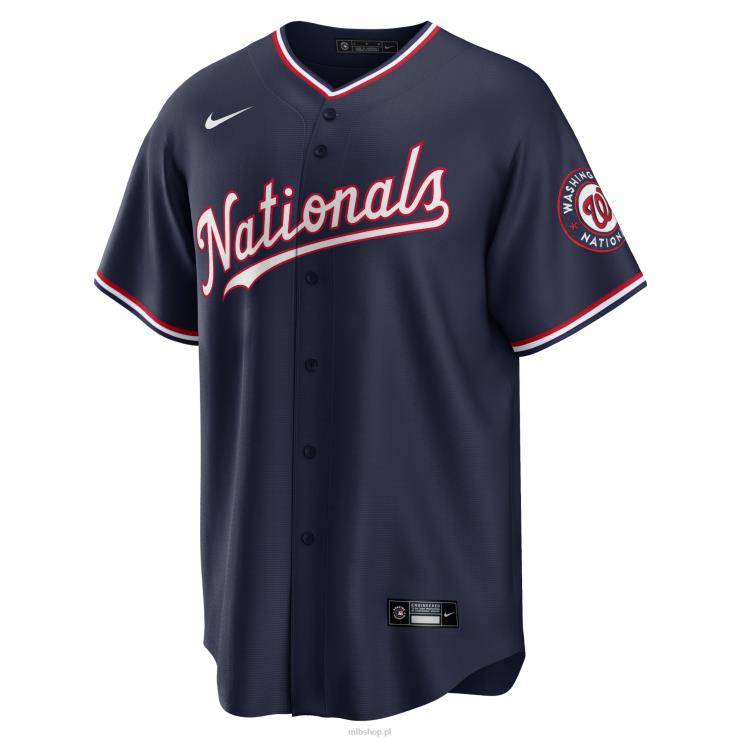 alternatywna replika koszulki drużyny Washington Nationals nike w kolorze granatowym mężczyźni 0J02V175 MLB Jerseys