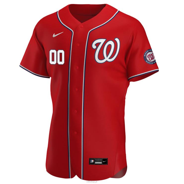 koszulka Washington Nationals Nike Scarlet Alternative z autentycznymi naszywkami mężczyźni 0J02V1039 MLB Jerseys