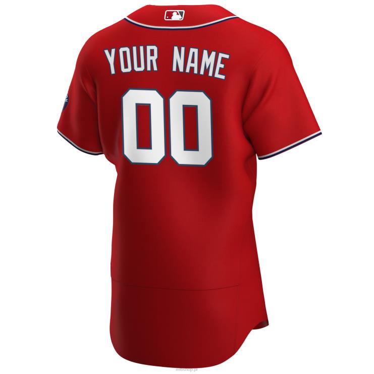 koszulka Washington Nationals Nike Scarlet Alternative z autentycznymi naszywkami mężczyźni 0J02V1039 MLB Jerseys