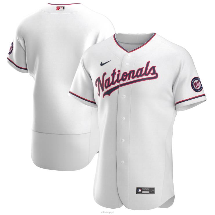 koszulka Washington Nationals nike, biała, alternatywna, autentyczna koszulka drużynowa mężczyźni 0J02V1258 MLB Jerseys