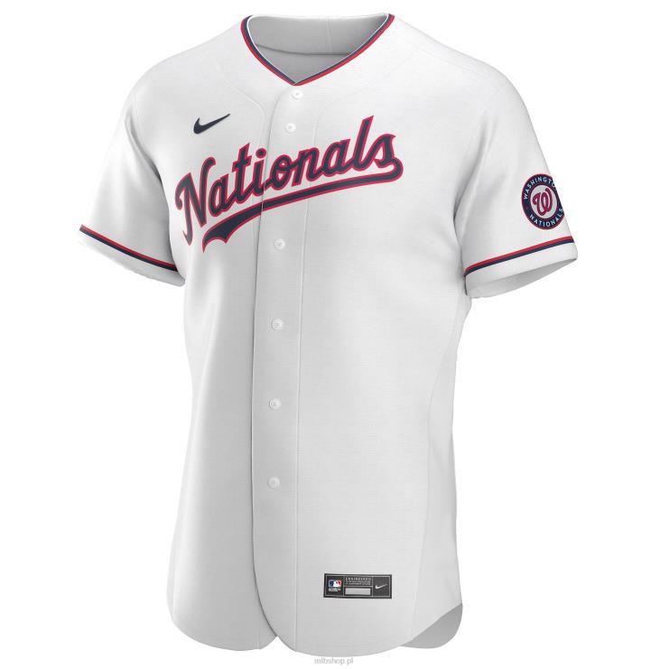 koszulka Washington Nationals nike, biała, alternatywna, autentyczna koszulka drużynowa mężczyźni 0J02V1258 MLB Jerseys