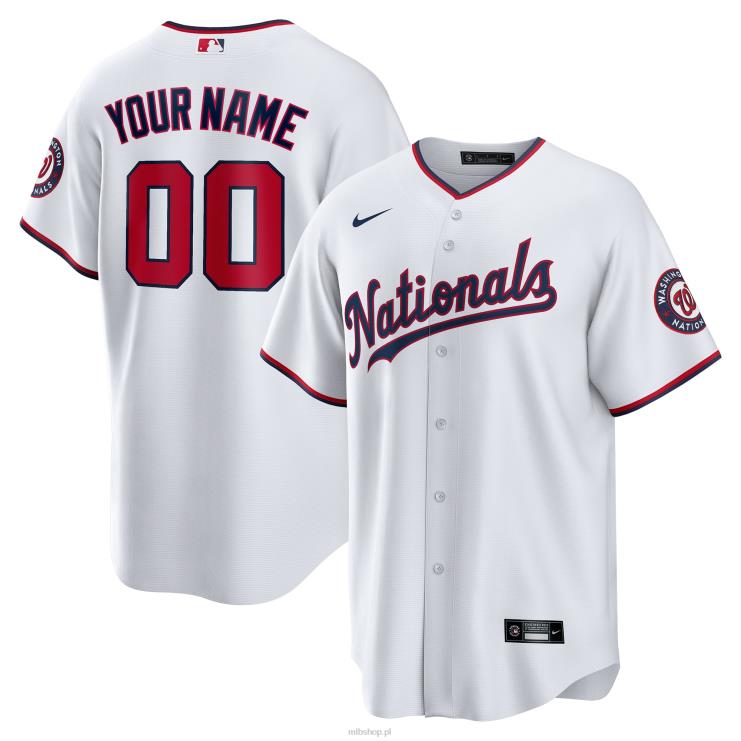koszulka Washington Nationals nike biała replika niestandardowej mężczyźni 0J02V373 MLB Jerseys
