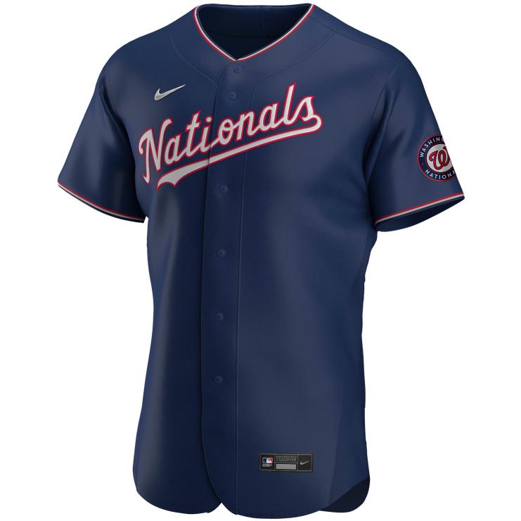 koszulka Washington Nationals nike granatowa alternatywna autentyczna koszulka drużynowa mężczyźni 0J02V1153 MLB Jerseys