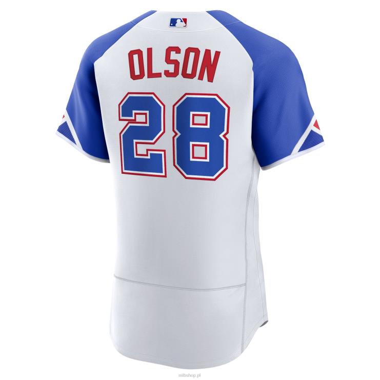 Atlanta Bravers Matt Olson Nike Biała 2023 City Connect Autentyczna koszulka gracza mężczyźni 0J02V567 MLB Jerseys