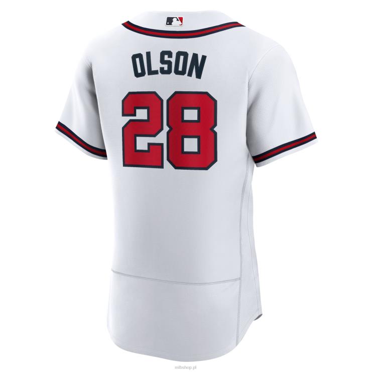 Atlanta Braves Matt Olson Nike Biała autentyczna koszulka domowa gracza mężczyźni 0J02V1233 MLB Jerseys