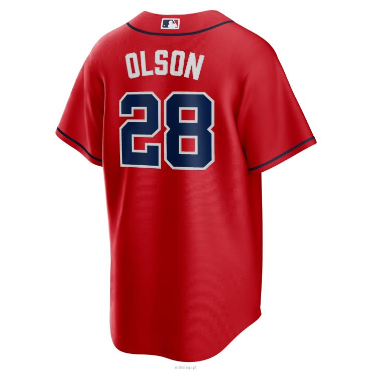 Atlanta Braves Matt Olson Nike Czerwona replika alternatywnej koszulki gracza mężczyźni 0J02V55 MLB Jerseys