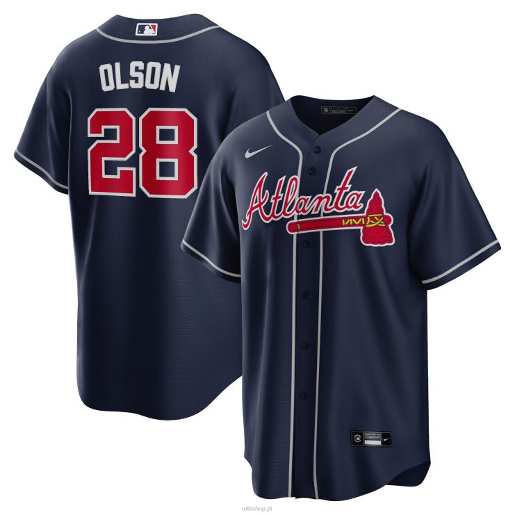 Atlanta Braves Matt Olson Nike Granatowa replika alternatywnej koszulki gracza mężczyźni 0J02V56 MLB Jerseys