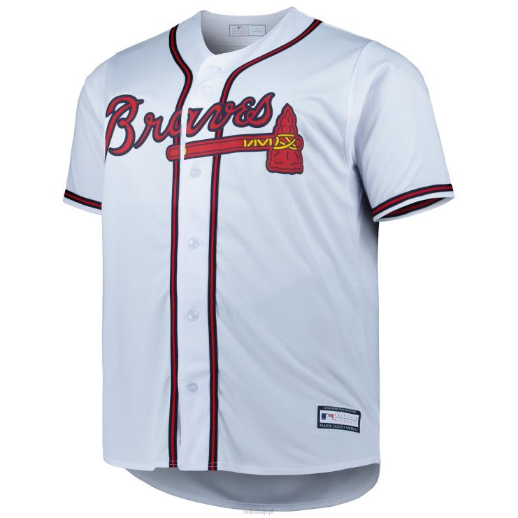 Atlanta Braves Matt Olson biała replika dużej i wysokiej koszulki gracza mężczyźni 0J02V585 MLB Jerseys