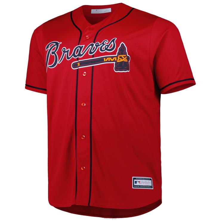 Atlanta Braves Matt Olson czerwona replika dużej i wysokiej koszulki gracza mężczyźni 0J02V913 MLB Jerseys