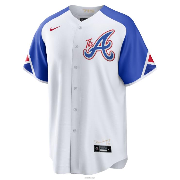 Biała replika koszulki Nike 2023 City Connect Atlanta Braves Max Fried mężczyźni 0J02V87 MLB Jerseys