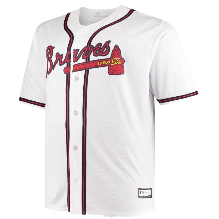 atlanta odważny biały duży i wysoki replika koszulki drużyny mężczyźni 0J02V603 MLB Jerseys