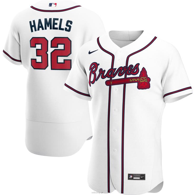 atlanta odważny cole hamels nike biała domowa autentyczna koszulka gracza mężczyźni 0J02V1560 MLB Jerseys