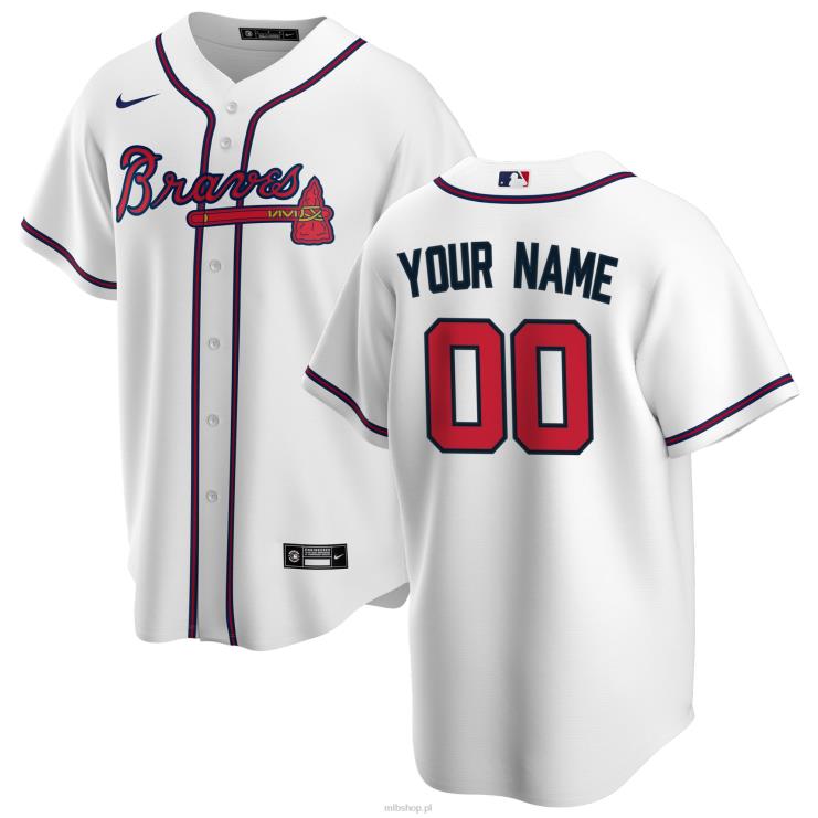 atlanta odważny nike biała replika domowej koszulki niestandardowej mężczyźni 0J02V33 MLB Jerseys