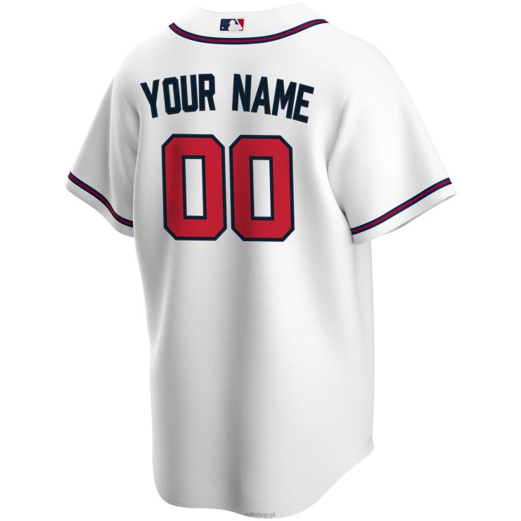 atlanta odważny nike biała replika domowej koszulki niestandardowej mężczyźni 0J02V33 MLB Jerseys