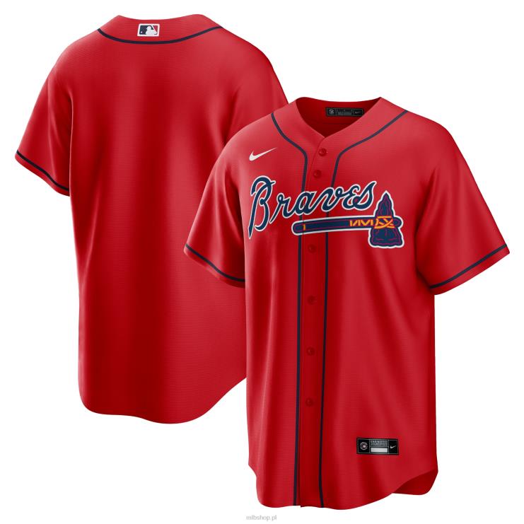 atlanta odważny nike czerwona alternatywna replika koszulki drużyny mężczyźni 0J02V116 MLB Jerseys