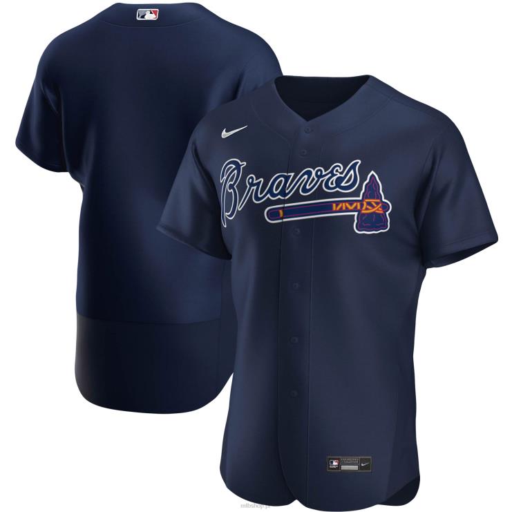 atlanta odważny nike granatowa alternatywna autentyczna koszulka drużynowa mężczyźni 0J02V661 MLB Jerseys