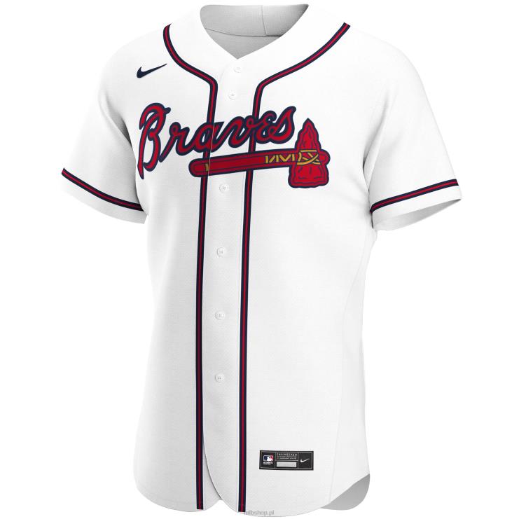atlanta odważny ronald acuna jr. biała koszulka domowa autentycznego zawodnika nike mężczyźni 0J02V966 MLB Jerseys