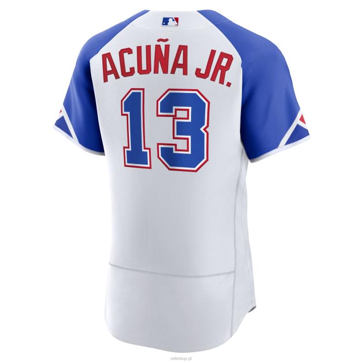 atlanta odważny ronald acuna jr. nike biała 2023 city connect autentyczna koszulka gracza mężczyźni 0J02V968 MLB Jerseys