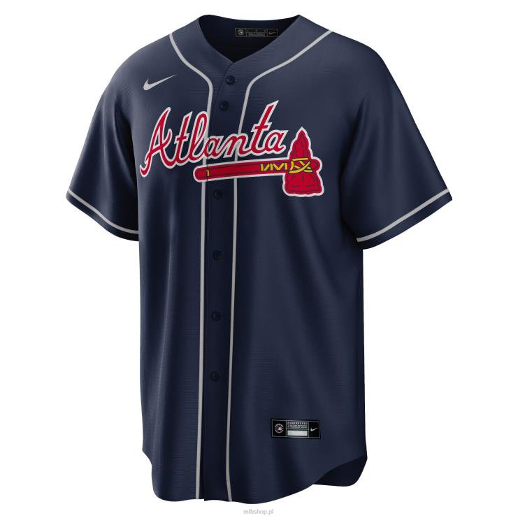 atlanta odważny ronald acuna jr. nike granatowa replika alternatywnej koszulki z nazwiskiem gracza mężczyźni 0J02V17 MLB Jerseys