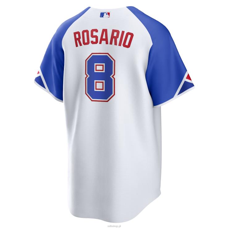 biała replika koszulki gracza Atlanta Braves Eddie Rosario Nike 2023 City Connect mężczyźni 0J02V513 MLB Jerseys