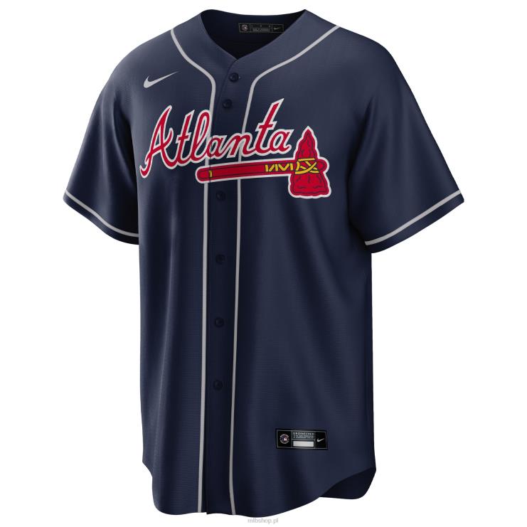 granatowa replika alternatywnej koszulki gracza Atlanta Brass Eddie Rosario Nike mężczyźni 0J02V821 MLB Jerseys